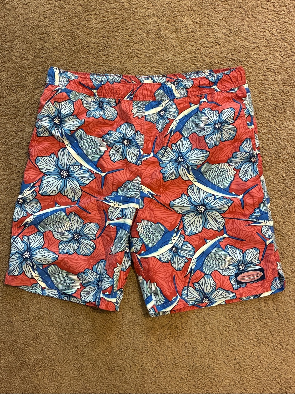 Vineyard Vines Boys L Swim Trunks 7”